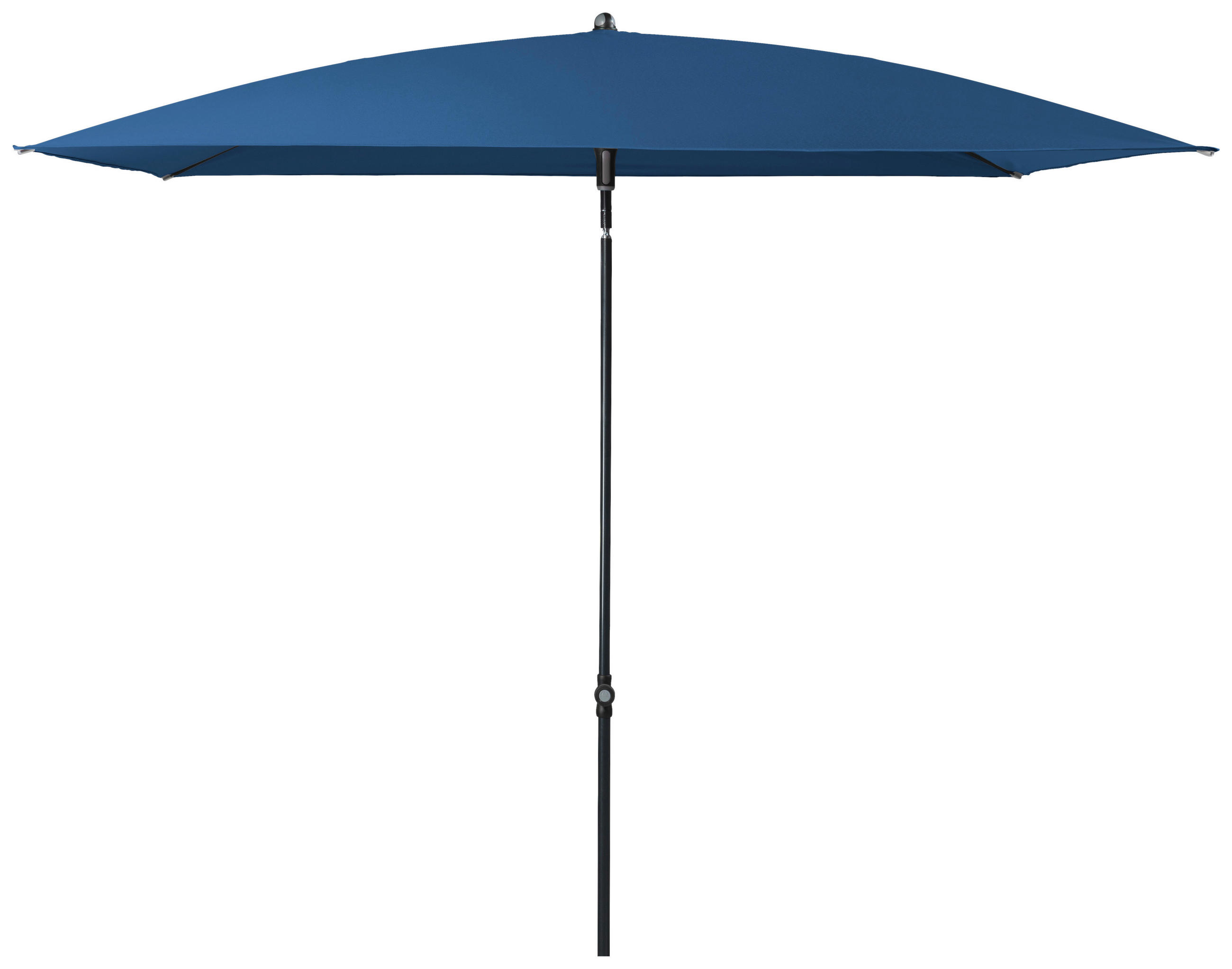 SONNENSCHIRM 230x190 cm Dunkelblau  - Anthrazit/Dunkelblau, Basics, Textil/Metall (230/190cm) - Doppler