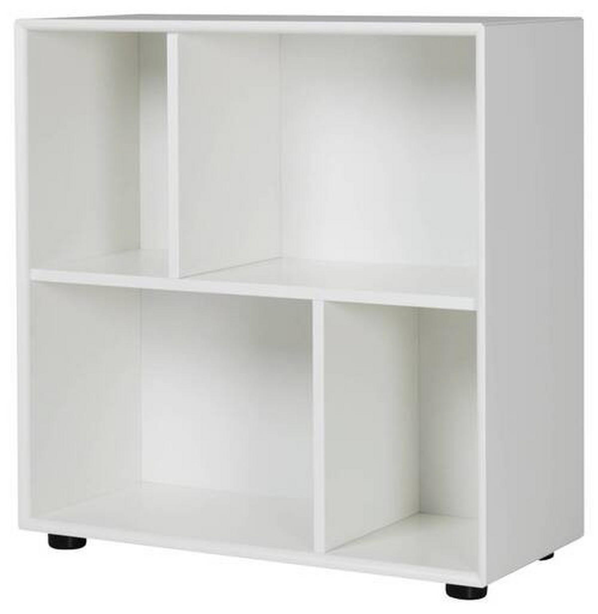 REGAL  70/70/32 cm Weiß  - Weiß, MODERN, Holzwerkstoff (70/70/32cm) - Lomoco