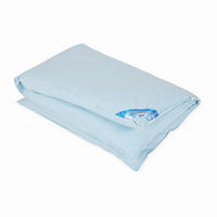 BETTDECKE 135/200 cm Leon  - Weiß/Hellblau, Basics, Textil (135/200cm)