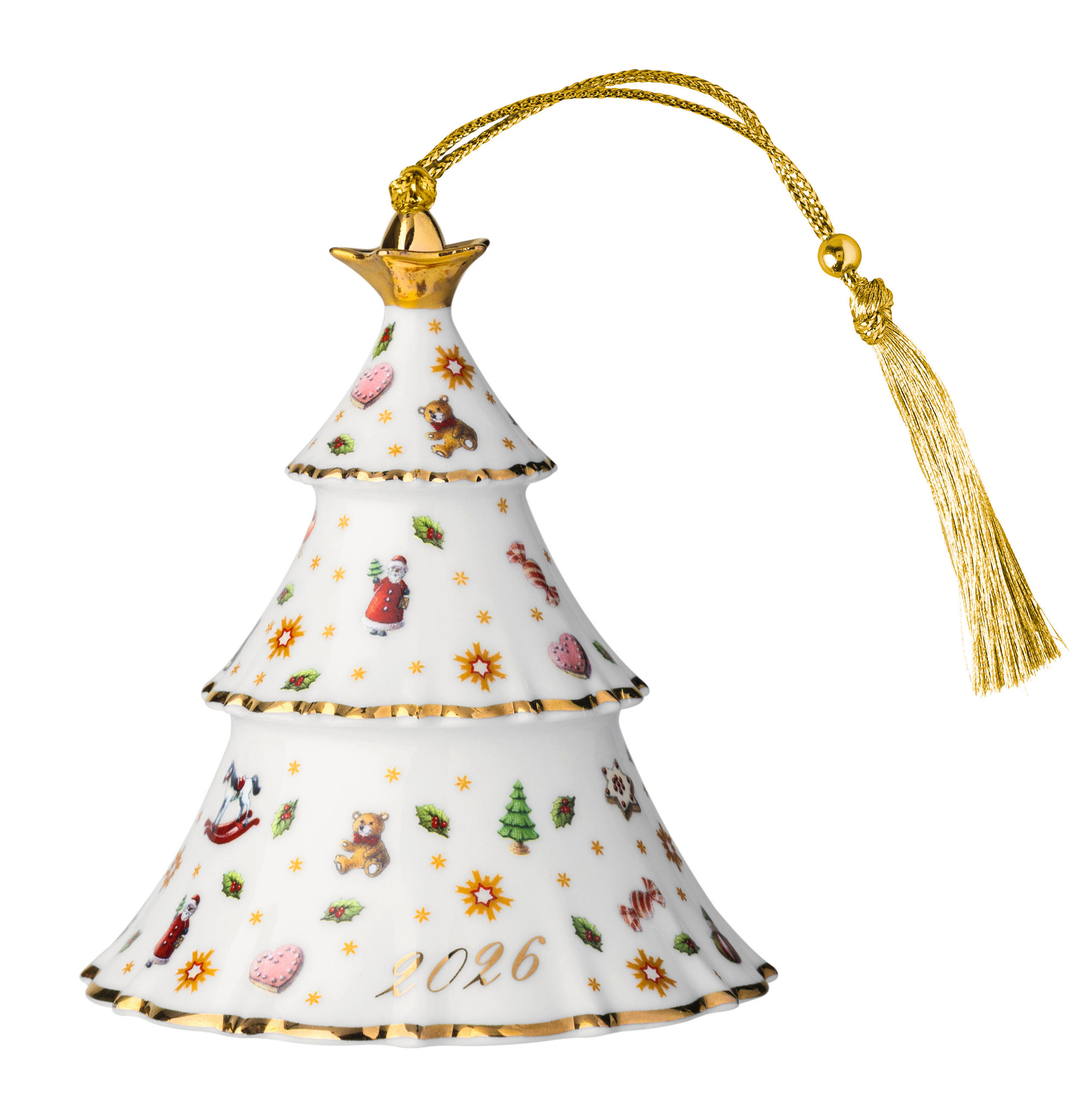 OBESEK ZA BOŽIČNO JELKO - večbarvno, Basics, keramika (8,5/7,5cm) - Villeroy & Boch