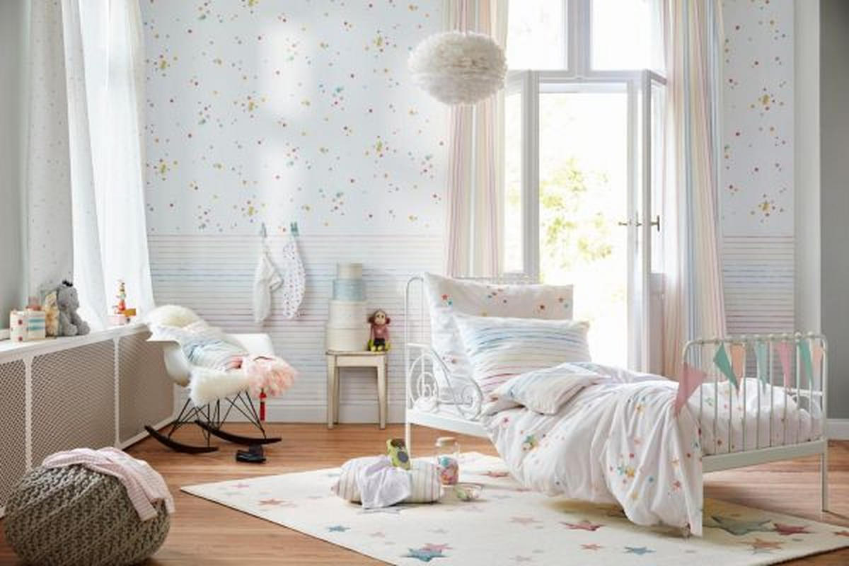 KINDERTEPPICH 80/150 cm Jonne  - Hellrosa/Weiß, Trend, Textil (80/150cm) - Esprit