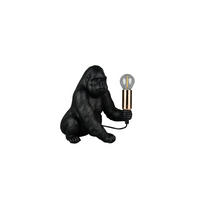 TISCHLEUCHTE Kong 22/23/15 cm   - Goldfarben/Schwarz, LIFESTYLE, Kunststoff/Metall (22/23/15cm)