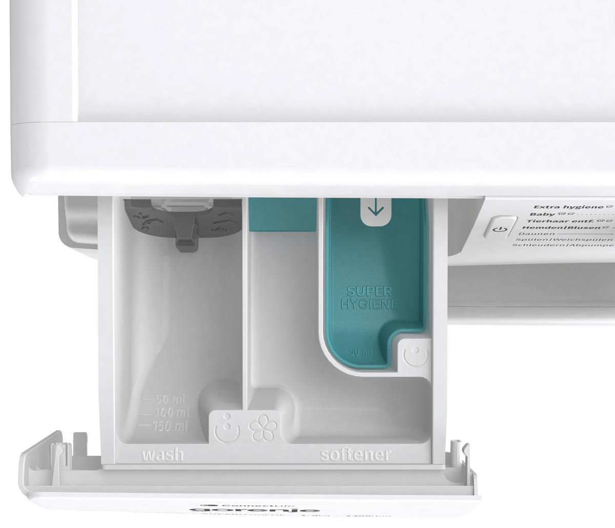 WASCHMASCHINE WPNEI94A1DTS   - Weiß, Basics, Glas/Kunststoff (60/85/54,5cm) - Gorenje