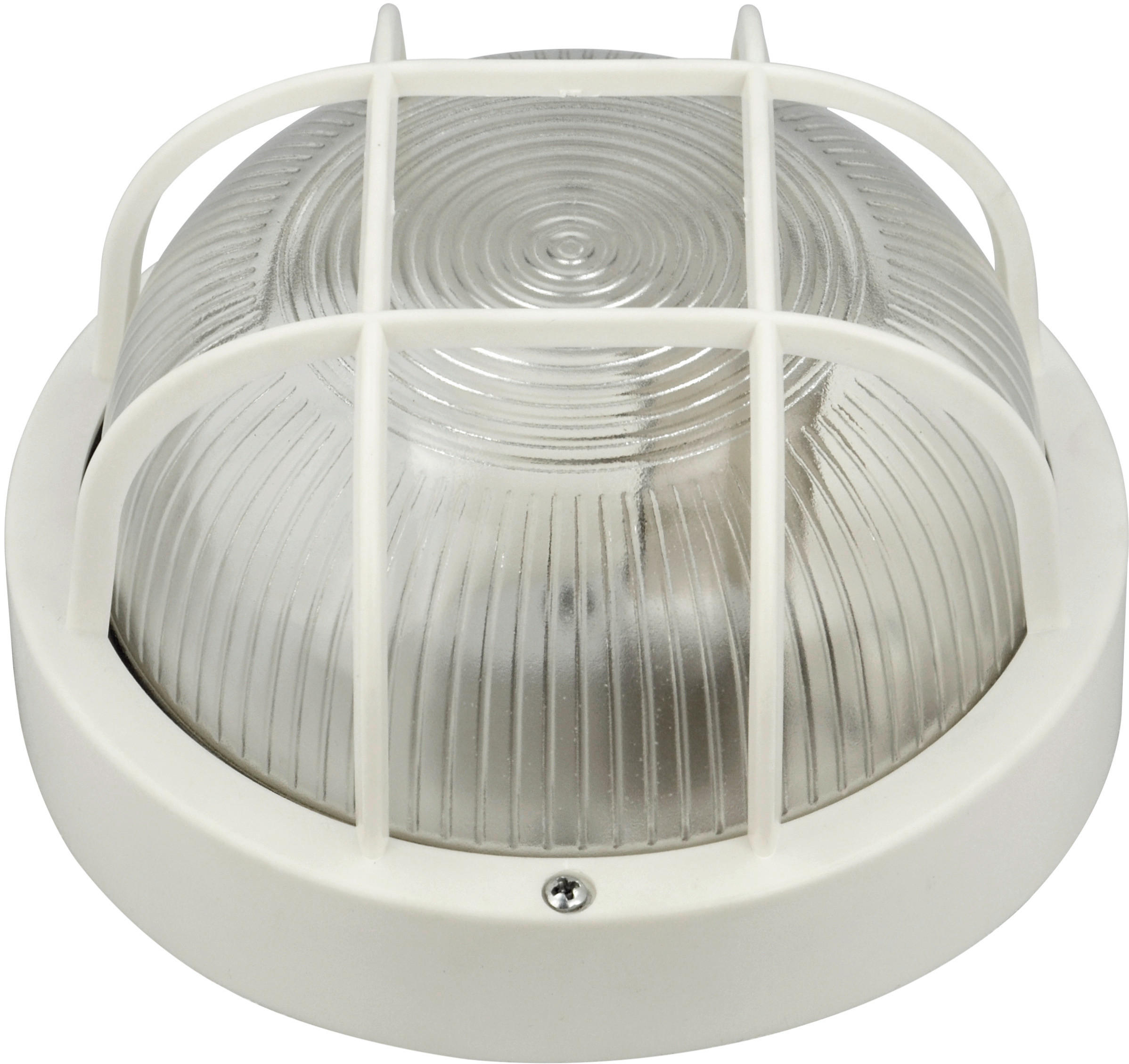 AUßENWANDLEUCHTE 18,5/10,5 cm   - Weiß, Basics, Glas/Kunststoff (18,5/10,5cm)