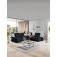ECKSOFA in Struktur Schwarz  313/233 cm  - Schwarz, Design, Kunststoff/Textil (313/233cm) - Emilio Belluti