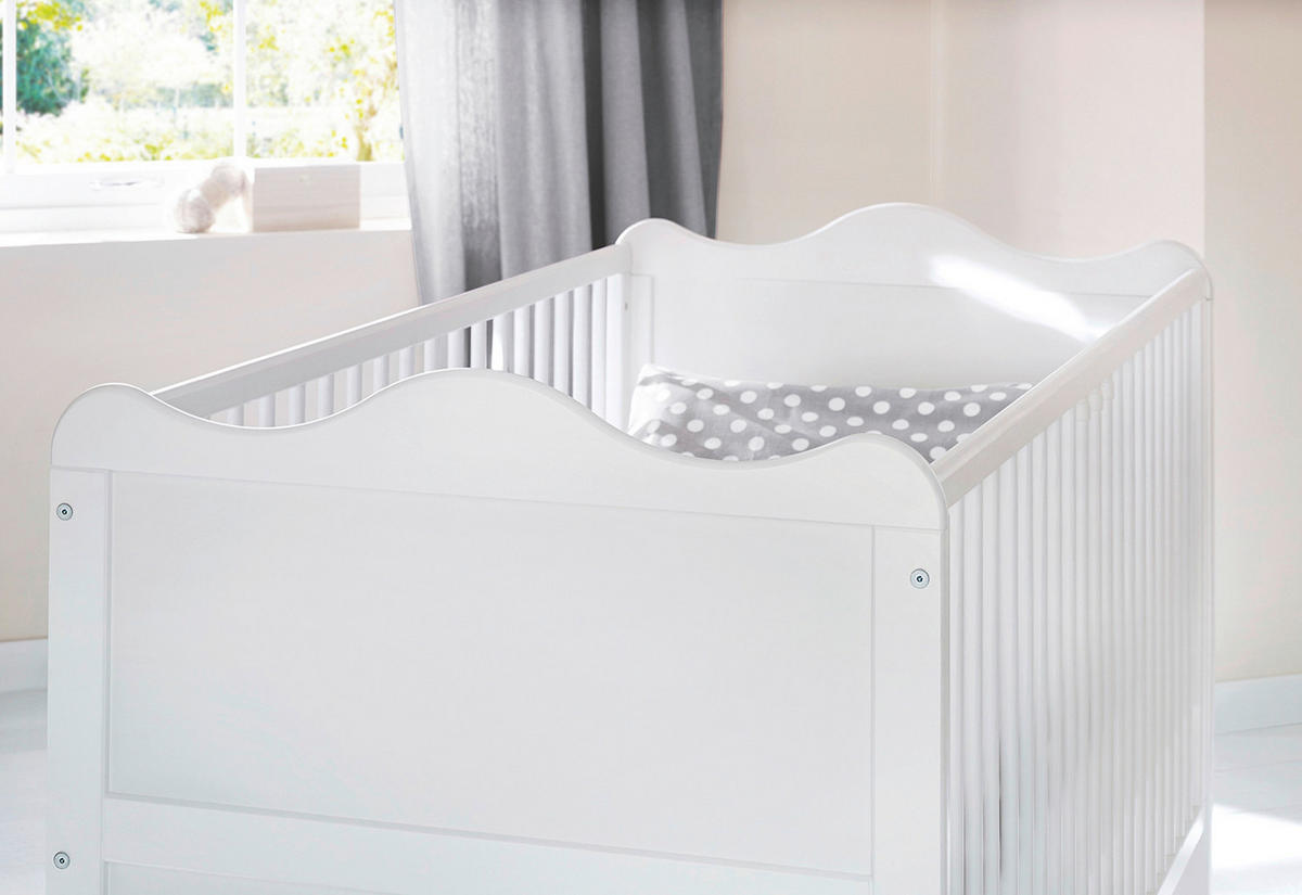 BABYZIMMER PINOLINO FLORENTINA  - Weiß, ROMANTIK / LANDHAUS, Holz/Holzwerkstoff - Pinolino