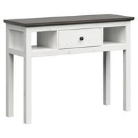 KONSOLENTISCH Kieferfarben, Lärchefarben  - Lärchefarben/Graphitfarben, KONVENTIONELL, Holzwerkstoff/Kunststoff (114/86/41cm) - MID.YOU