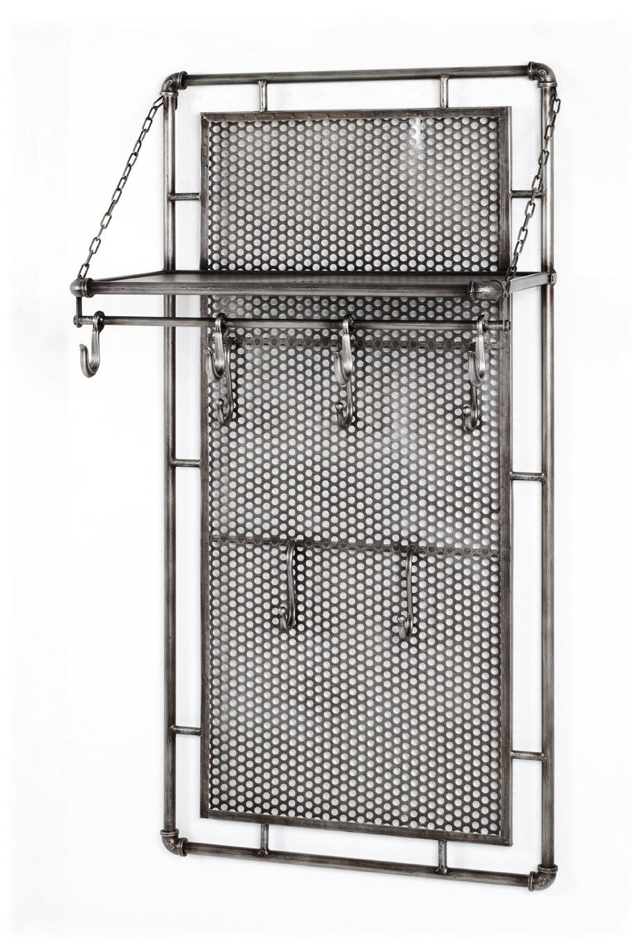 GARDEROBA ZIDNA antracit metal - antracit, Moderno, metal (60,00/120/35cm)
