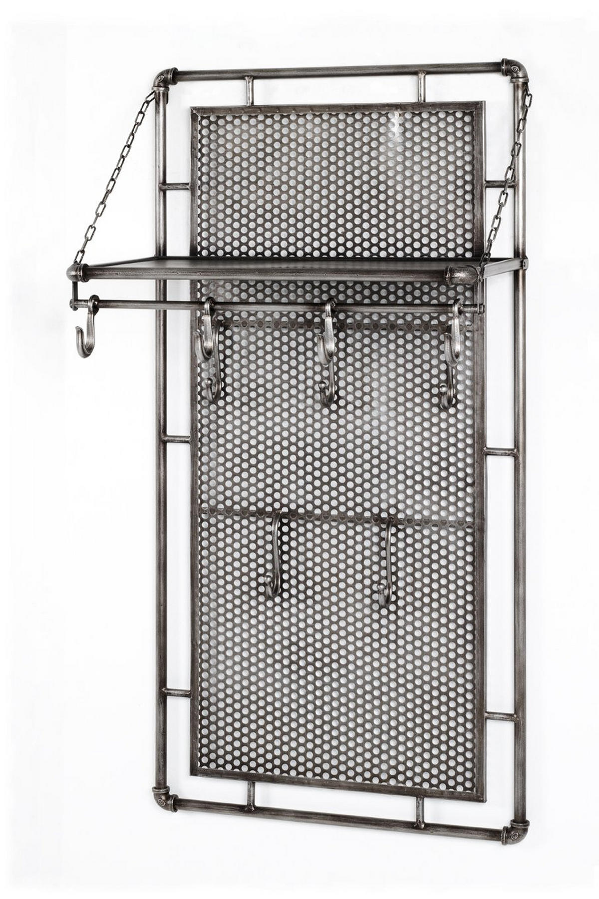 GARDEROBA ZIDNA   antracit  metal  - antracit, Moderno, metal (60,00/120/35cm)