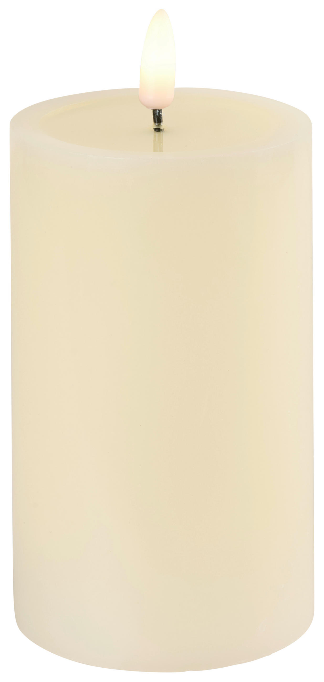 LED-KERZE 7,5/10 cm  - Creme, Lifestyle, Kunststoff/Paraffin (7,5/10cm) - Ambia Home