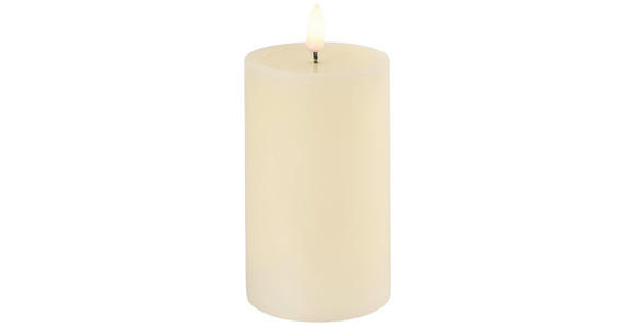 LED-KERZE 7,5/10 cm  - Creme, LIFESTYLE, Kunststoff/Paraffin (7,5/10cm) - Ambia Home