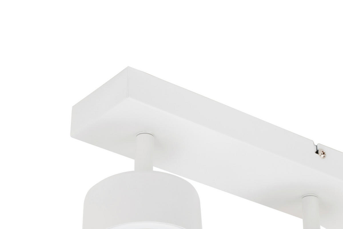 LED-STRAHLER Puk 56/8/10,8 cm   - Weiß, Design, Metall (56/8/10,8cm) - Novel