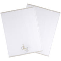 SADA UTIEROK NA RIAD 2-dielne - biela/béžová, Design, textil (50/70cm) - X-Mas