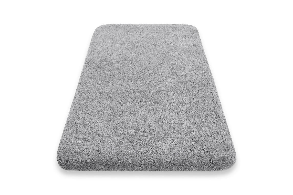 BADTEPPICH Grau 55/65 cm  - Grau, Basics, Kunststoff/Textil (55/65cm) - WECON HOME BASIC