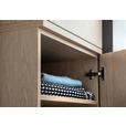 GARDEROBE 10-teilig  in 250/233/59 cm  - Eichefarben/Weiß, Design, Holzwerkstoff/Textil (250/233/59cm) - Moderano