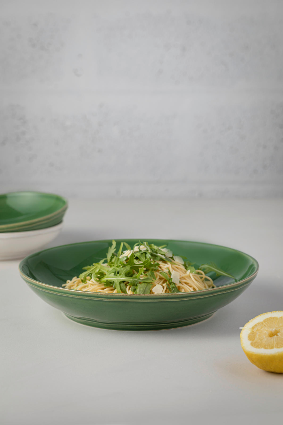 KOMBISERVICE Dunkelgrün FONTANA 5-teilig 1 Personen  - Dunkelgrün, Basics, Keramik - Costa Nova