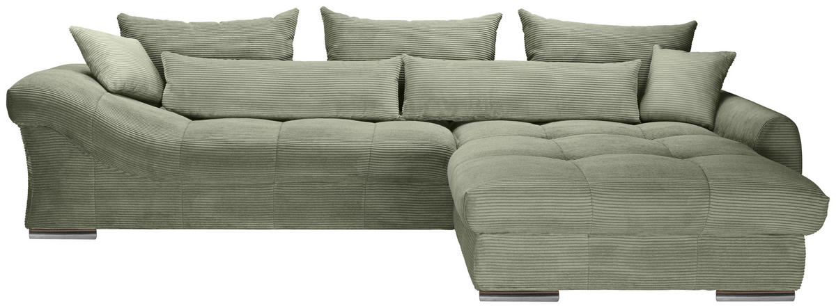 Freisteller von Carryhome ECKSOFA Olivgrün Cord.