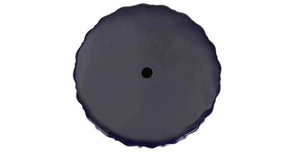 BEISTELLTISCH 30/30/60 cm Weiß, Dunkelblau  - Weiß/Dunkelblau, Design, Keramik (30/30/60cm) - Landscape