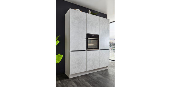 EINBAUKÜCHE - Eichefarben/Grau, MODERN, Holzwerkstoff - Dieter Knoll