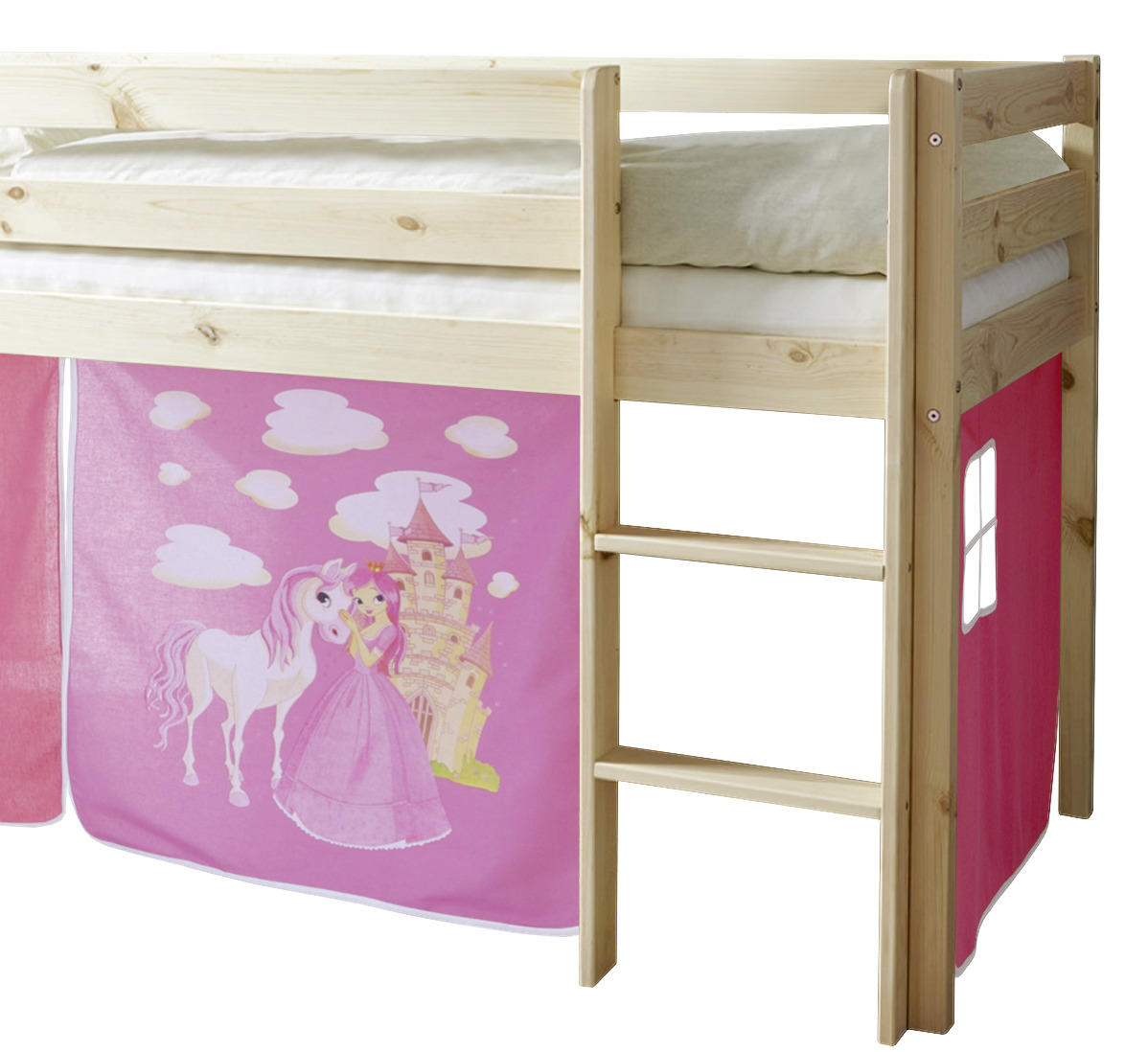 HOCHBETT 90/200 cm  - Pink/Naturfarben, Natur, Holz (90/200cm) - MID.YOU