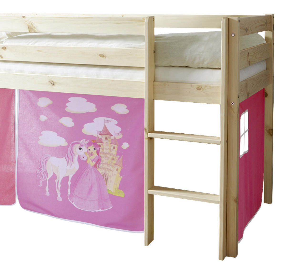 HOCHBETT 90/200 cm  - Pink/Naturfarben, Natur, Holz (90/200cm) - MID.YOU