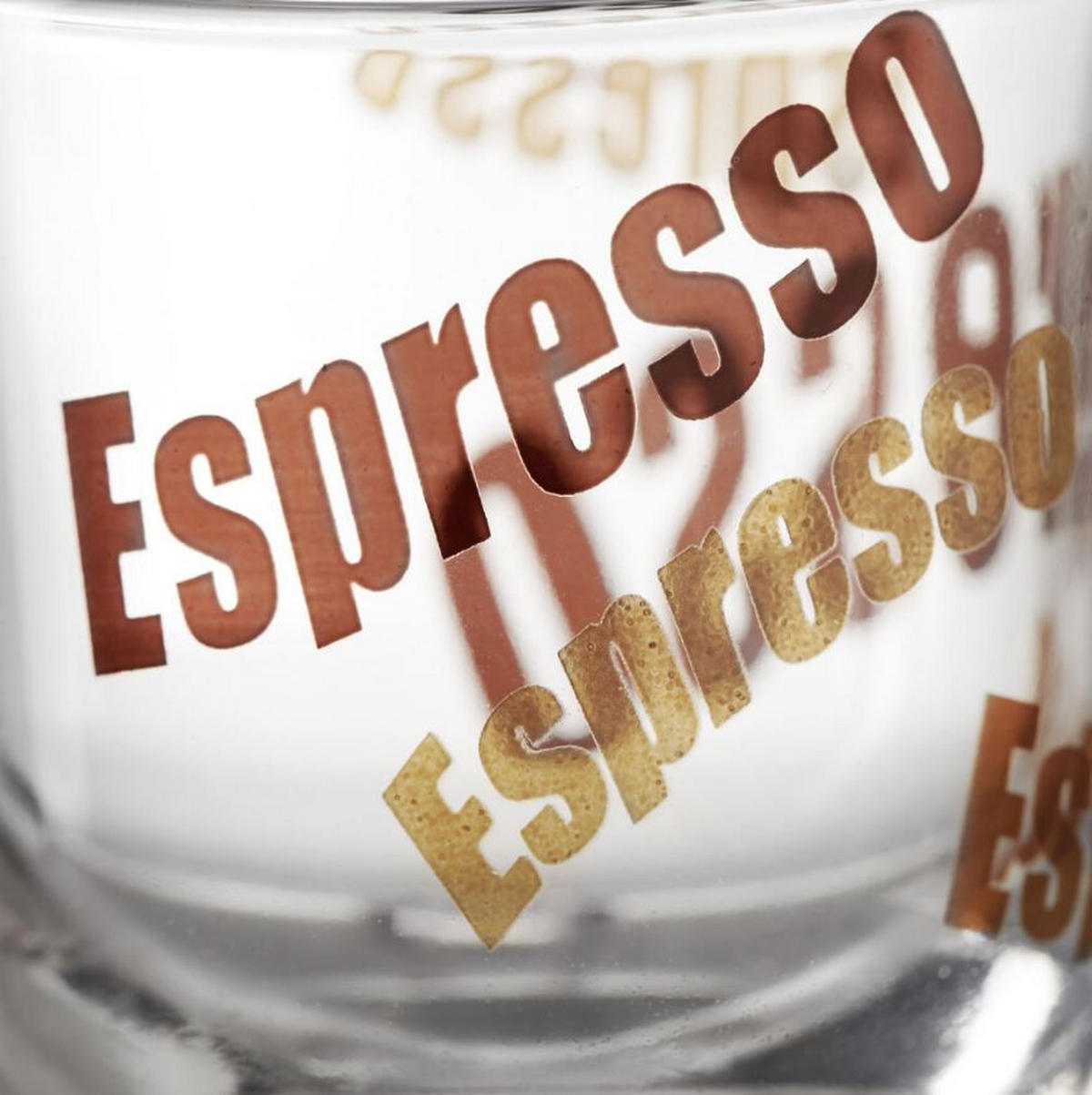 ESPRESSOGLÄSERSET Napoli 6-teilig  - Transparent/Braun, KONVENTIONELL, Glas (80ml) - Leonardo