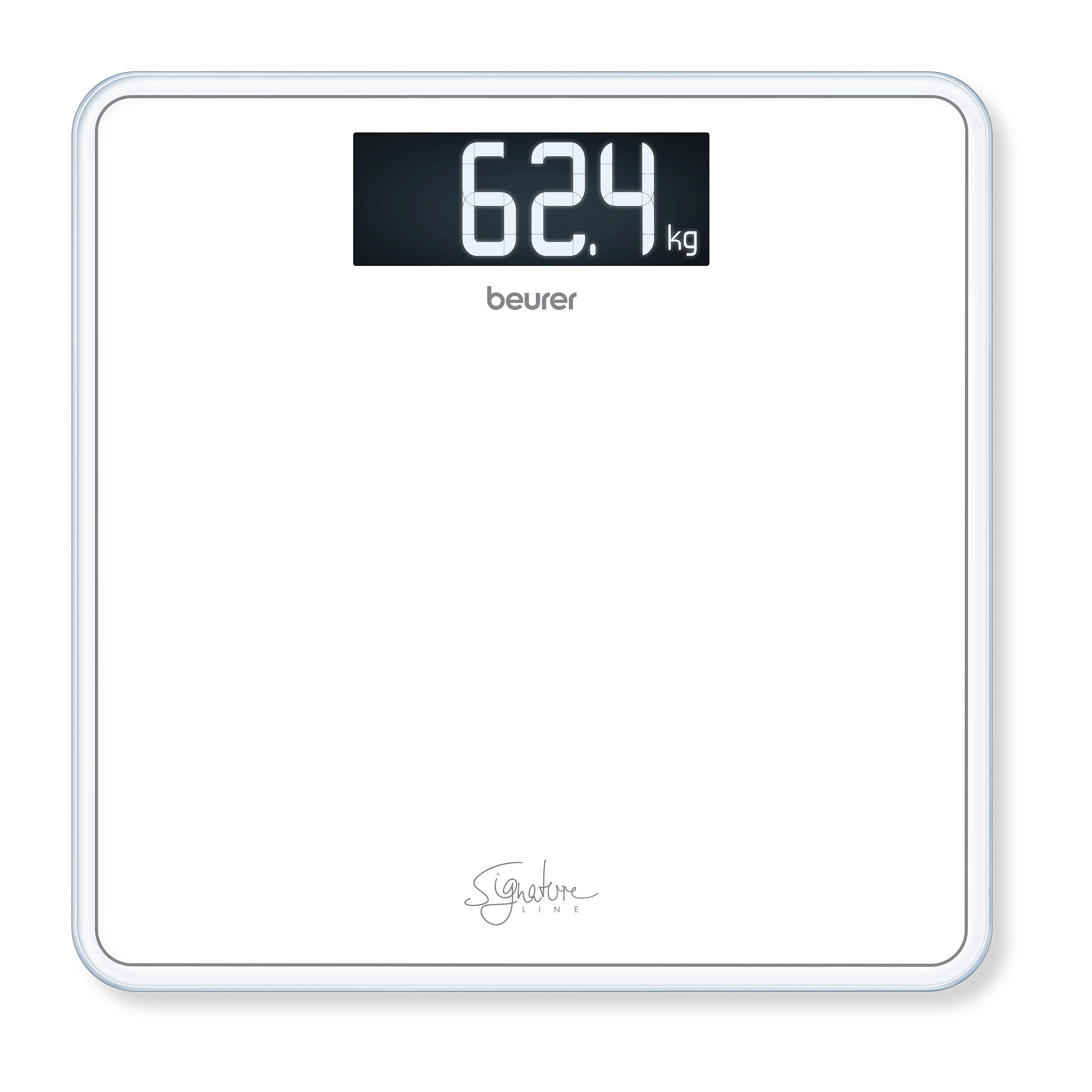 PERSONENWAAGE - Weiß, Basics, Glas (31,00/31,00/2,8cm) - Beurer