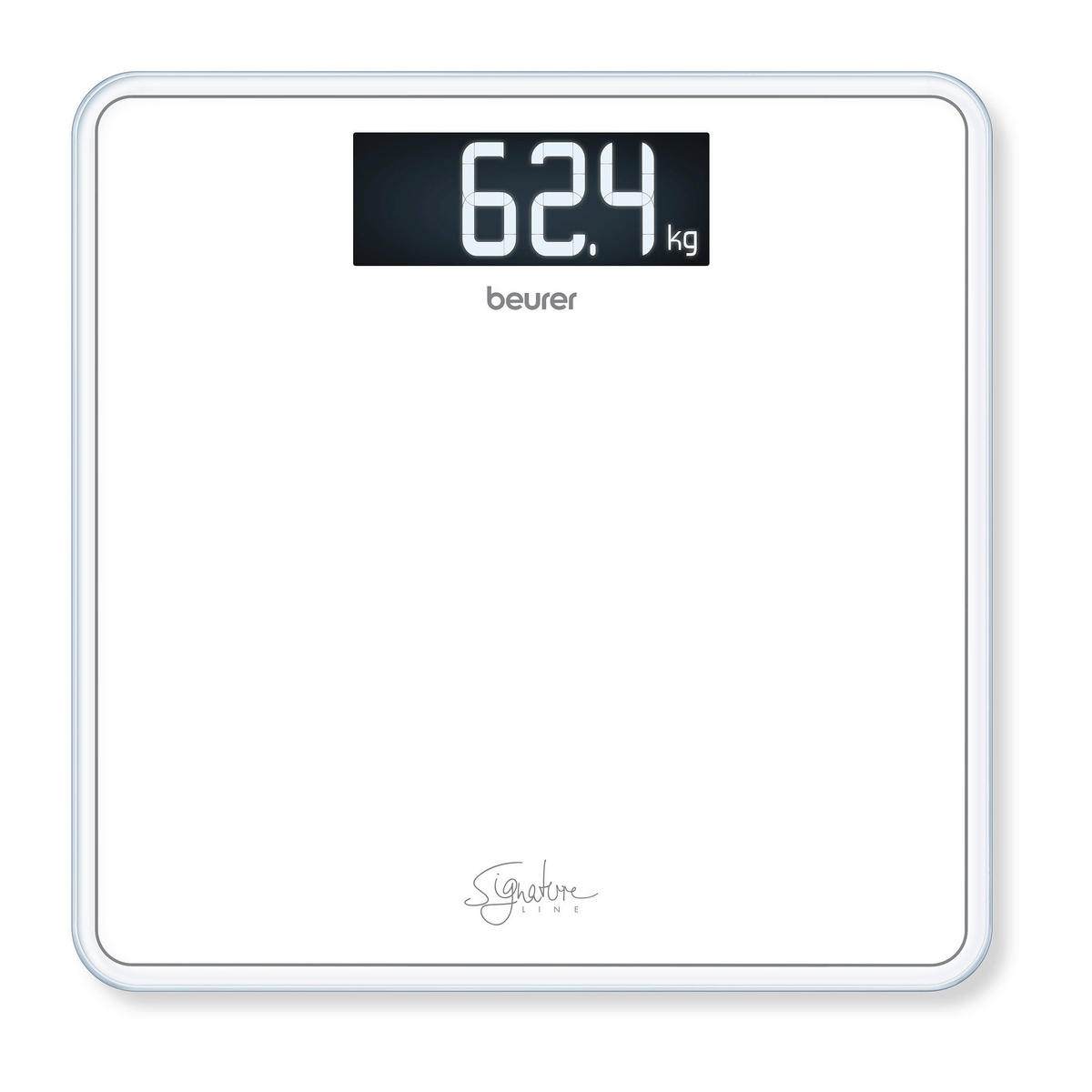 PERSONENWAAGE - Weiß, Basics, Glas (31,00/31,00/2,8cm) - Beurer