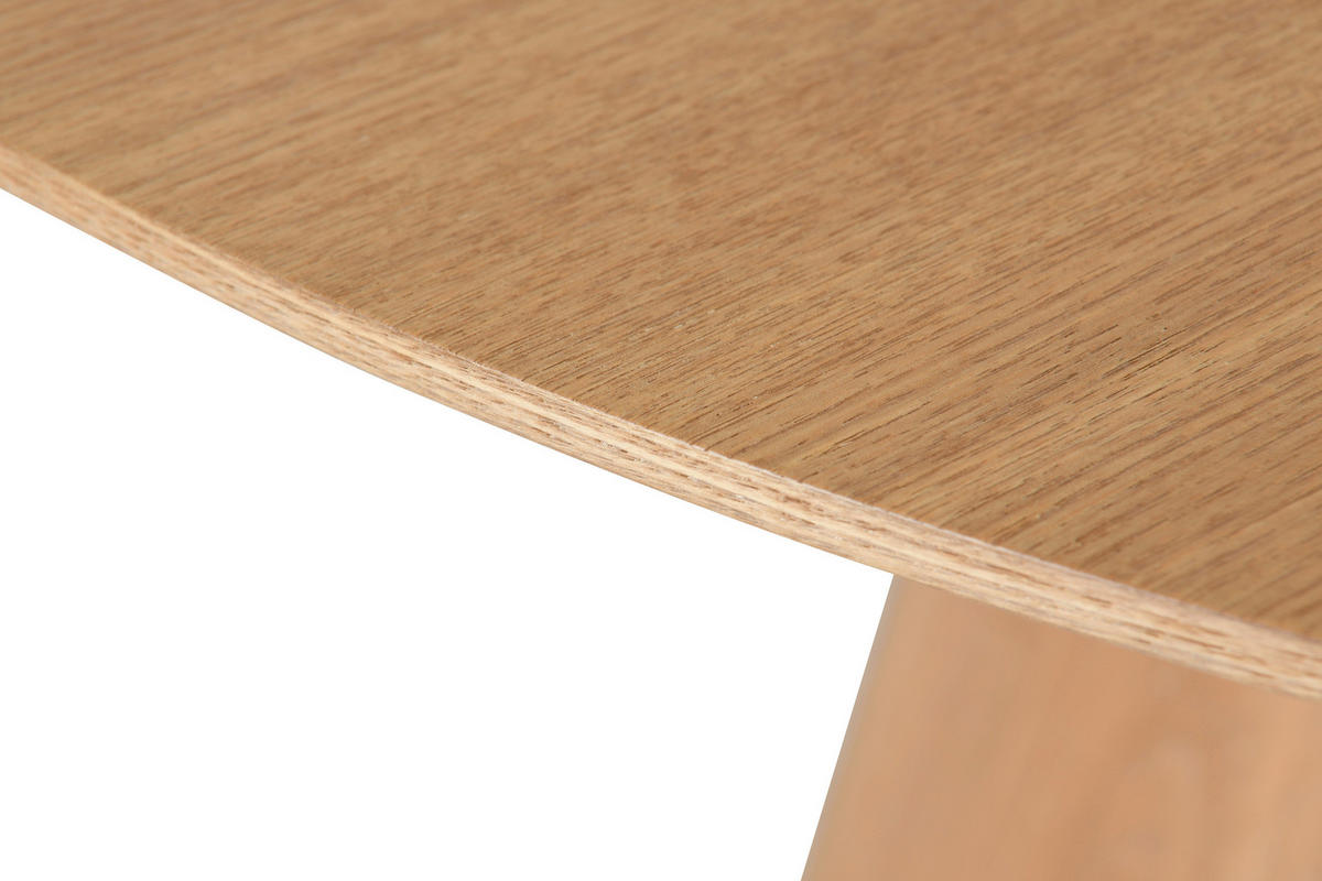 ESSTISCH in Holz, Holzwerkstoff  - Eichefarben, Design, Holz/Holzwerkstoff (120/76cm) - MID.YOU