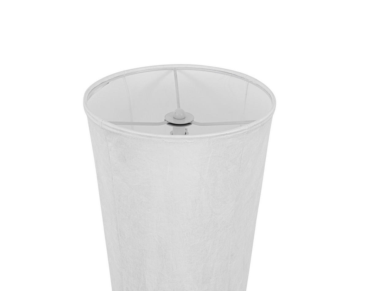 STOJACIA LED LAMPA, 23/158 cm  - biela, Basics, kov/textil (23/158cm) - Novel