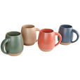 KAFFEEBECHER Dipped  520 ml   - Grün, Trend, Keramik (7,5/10,9cm) - Landscape