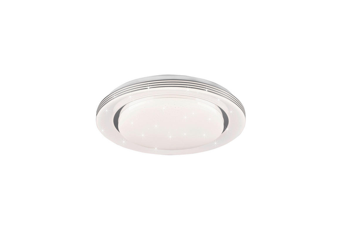 LED-DECKENLEUCHTE  38/7,5 cm    - Weiss, Basics, Kunststoff (38/7,5cm)