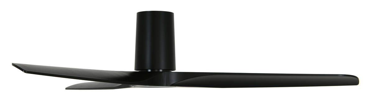 DECKENVENTILATOR   132 cm   - Schwarz, Trend, Kunststoff (132cm) - P & B