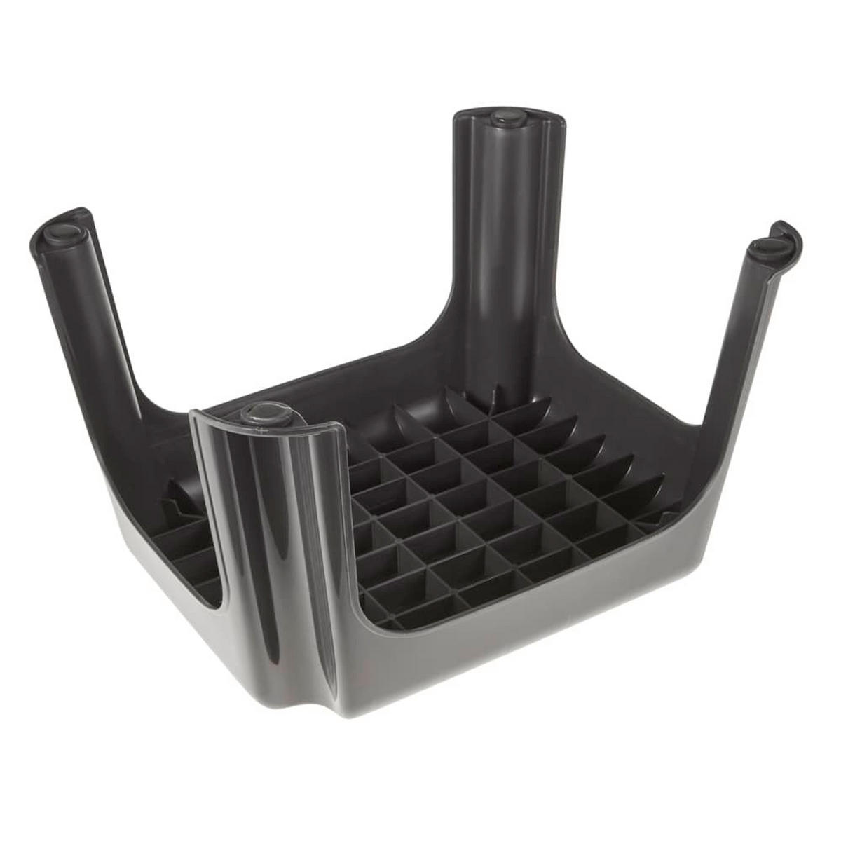 FUßBANK - Graphitfarben, Basics, Kunststoff (36,5/30/24cm)