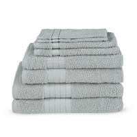 FROTTIERSET Grau 8-teilig  - Grau, Basics, Textil