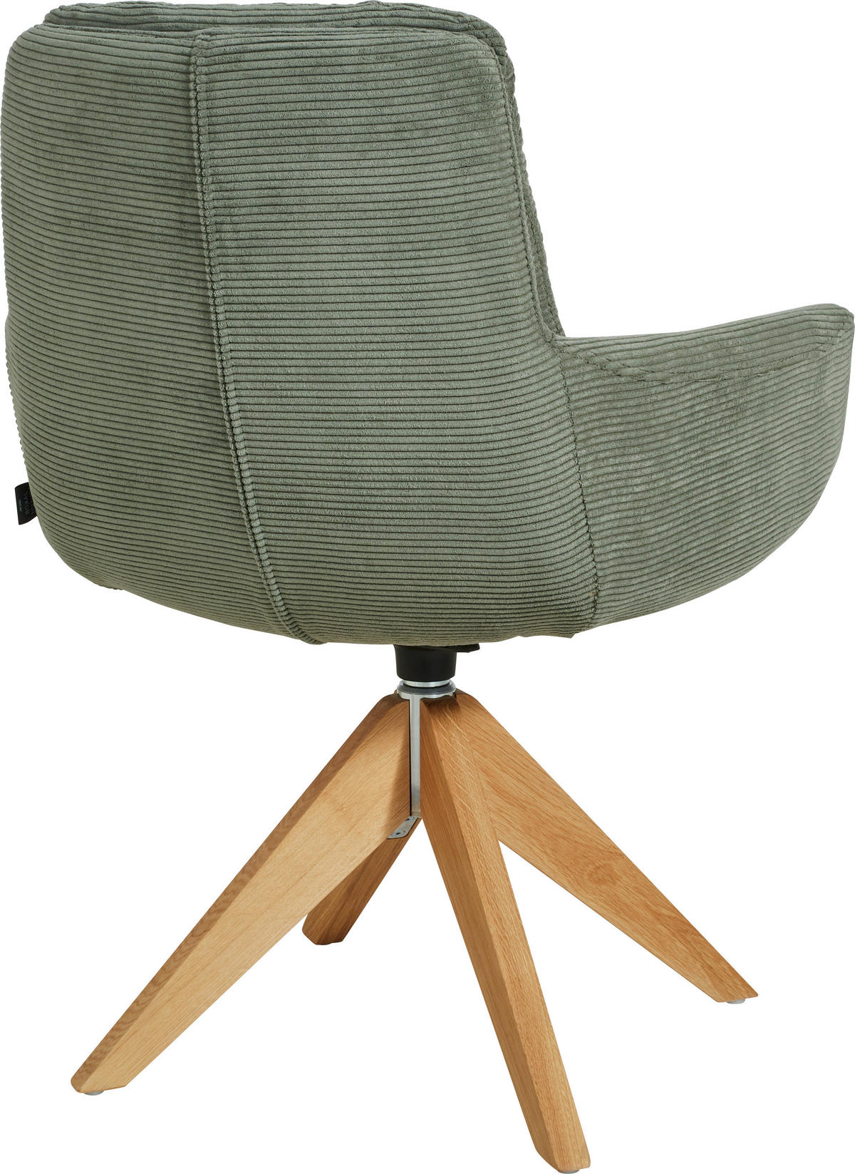 ARMLEHNSTUHL  in Cord  - Olivgrün, Design, Holz/Textil (63/90/69cm) - Johann Jakob