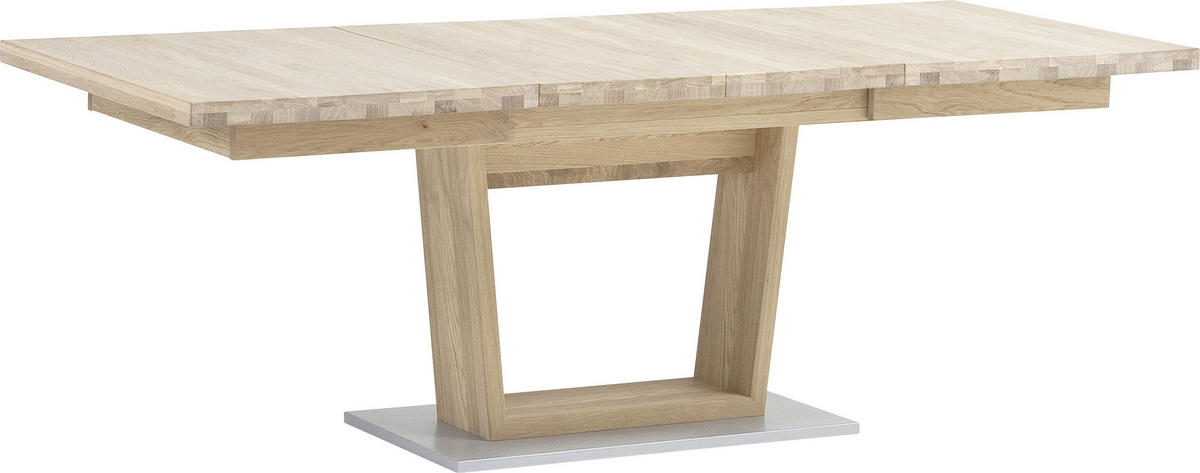 ESSTISCH in Holz 140-220/90/77 cm  - Eichefarben, Konventionell, Holz (140-220/90/77cm) - MID.YOU