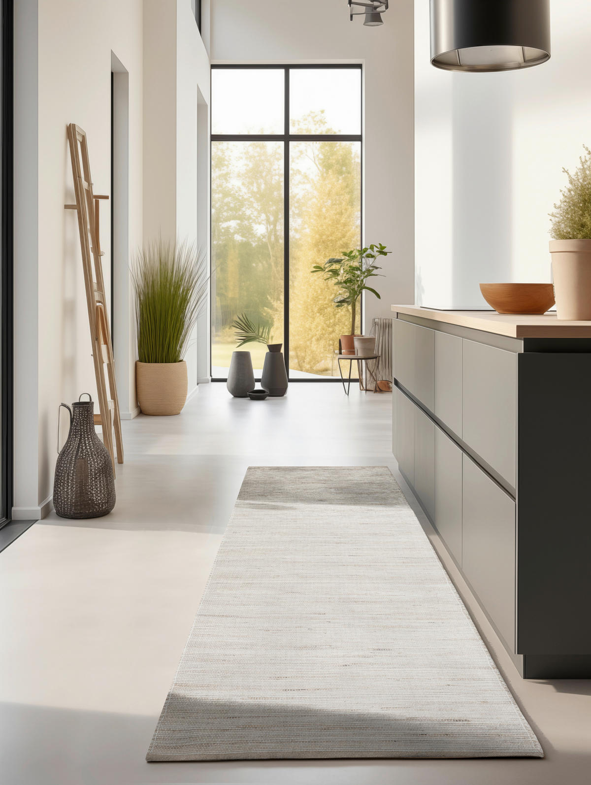 LÄUFER 80/200 cm Handloom 1.0  - Greige, Basics, Textil (80/200cm)