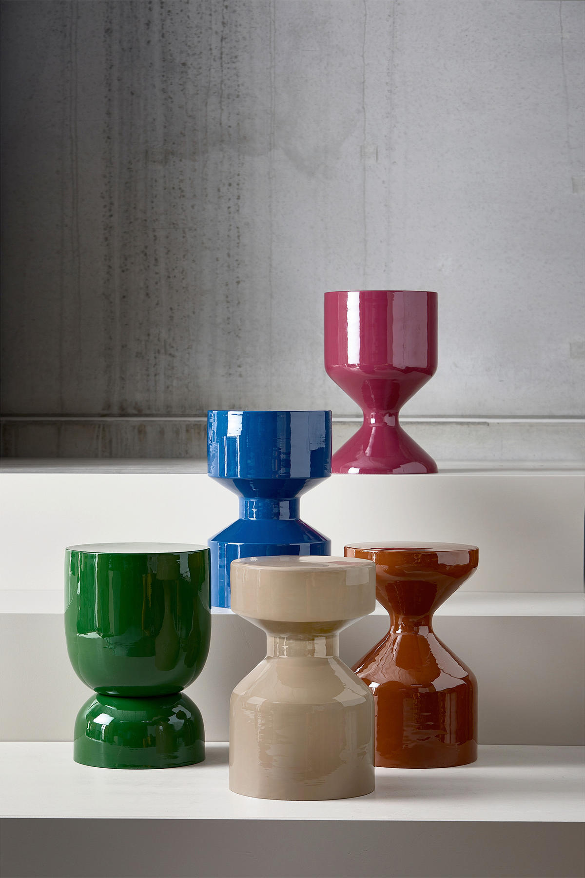 BEISTELLTISCH in Metall 30/30/47 cm  - Braun, Design, Metall (30/30/47cm) - Livetastic