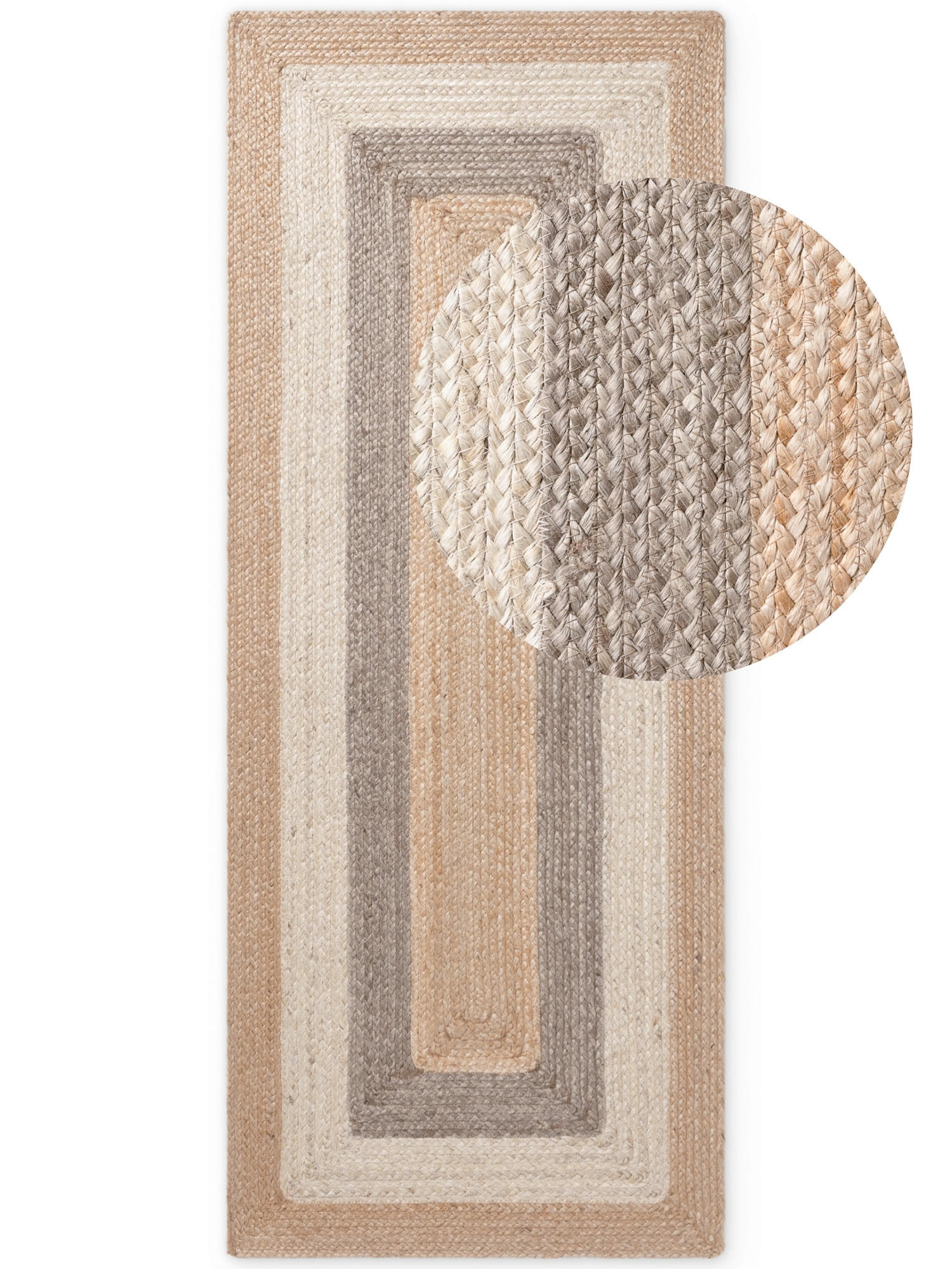 LÄUFER 80/200 cm Juno  - Goldbraun/Multicolor, Natur, Textil (80/200cm) - Hanse Home