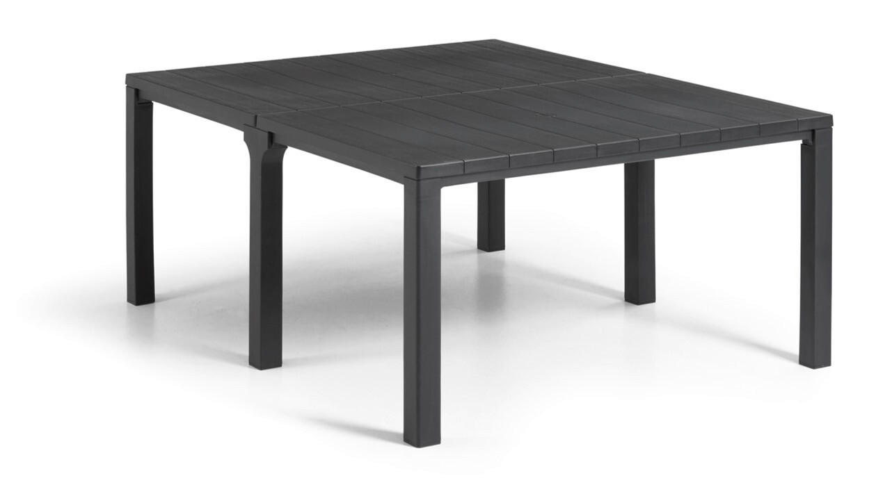 GARTENTISCH Kunststoff rechteckig  - Graphitfarben, KONVENTIONELL, Kunststoff (292.9/75/89.4cm) - Keter