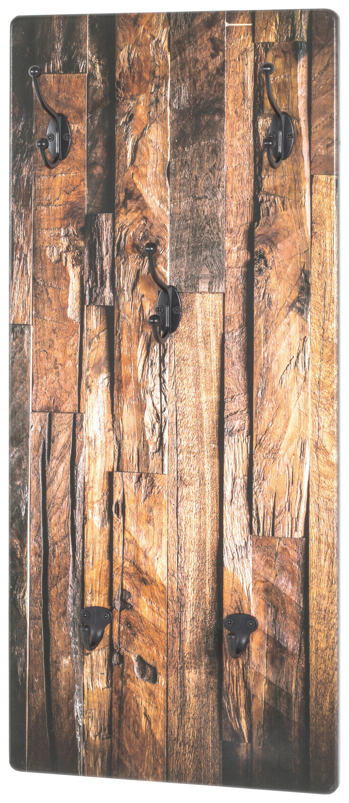 WANDGARDEROBE  in Multicolor  - Multicolor, Natur, Holzwerkstoff/Metall (30/70/5cm)