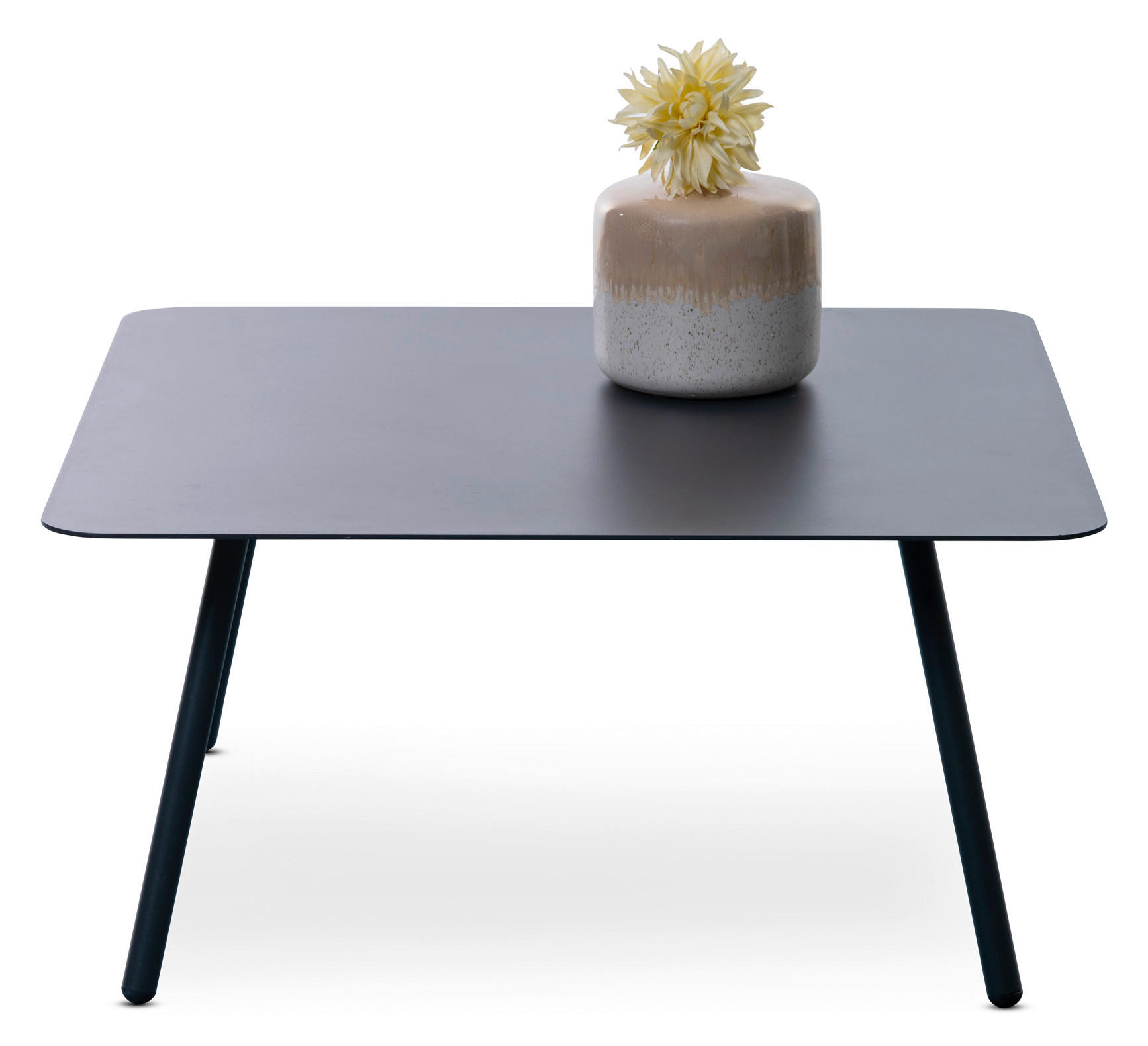 BEISTELLTISCH 75/75/35 cm Anthrazit rechteckig  - Anthrazit, Design, Metall (75/75/35cm) - Xora