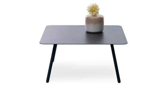 BEISTELLTISCH 75/75/35 cm Anthrazit rechteckig  - Anthrazit, Design, Metall (75/75/35cm) - Xora