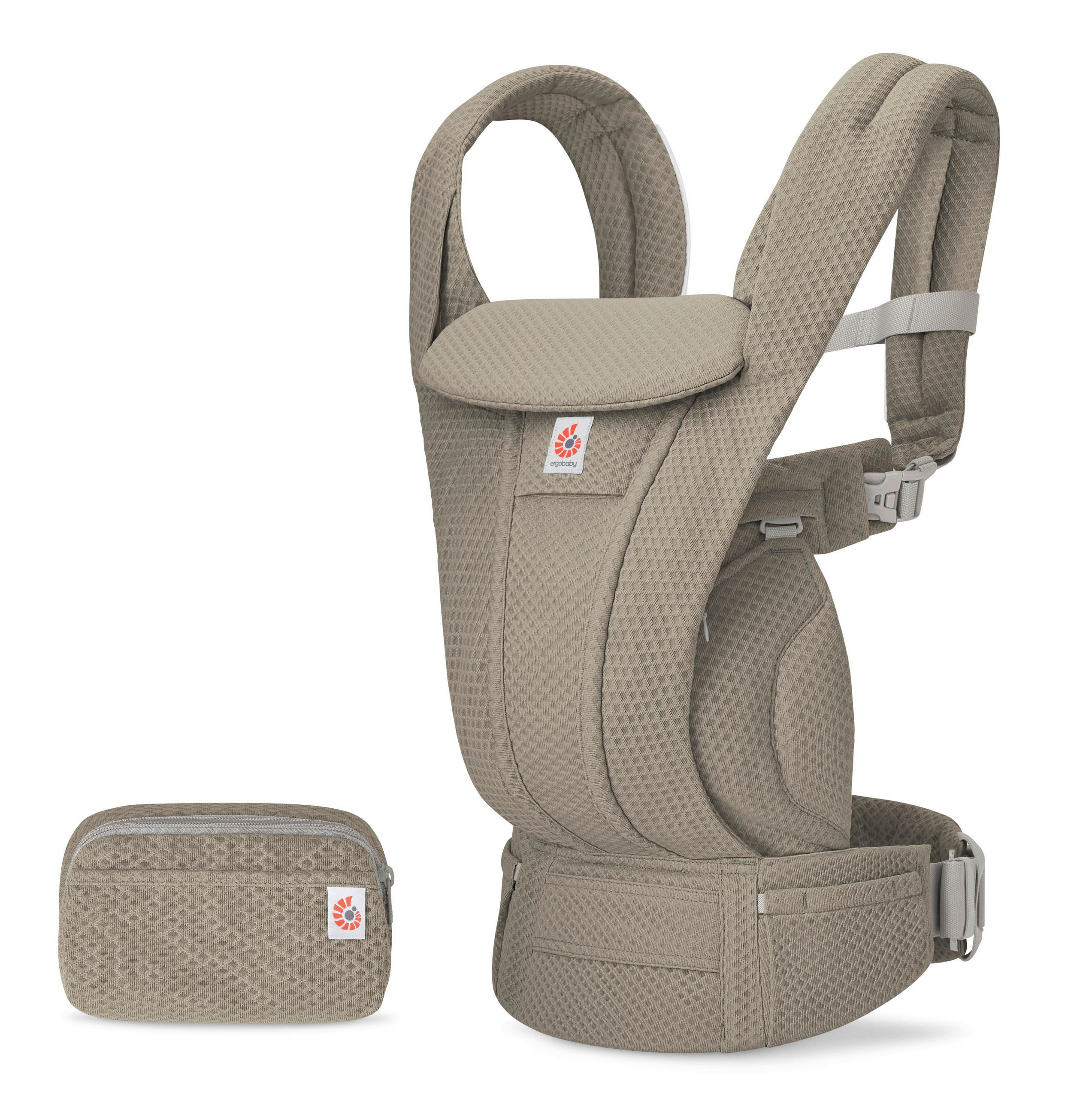 KENGUR NOSILJKA  Omni Deluxe Mesh  - svetlozelena, Osnovno, tekstil (26.5/27.5/14.8cm) - Ergo Baby