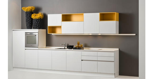 EINBAUKÜCHE - Weiß, Design, Holzwerkstoff - Dieter Knoll