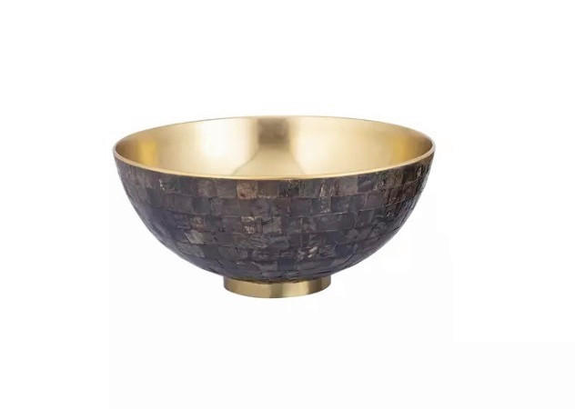 ZDJELA DEKORATIVNA  - zlatne boje, Basics, metal (49/49/23cm)