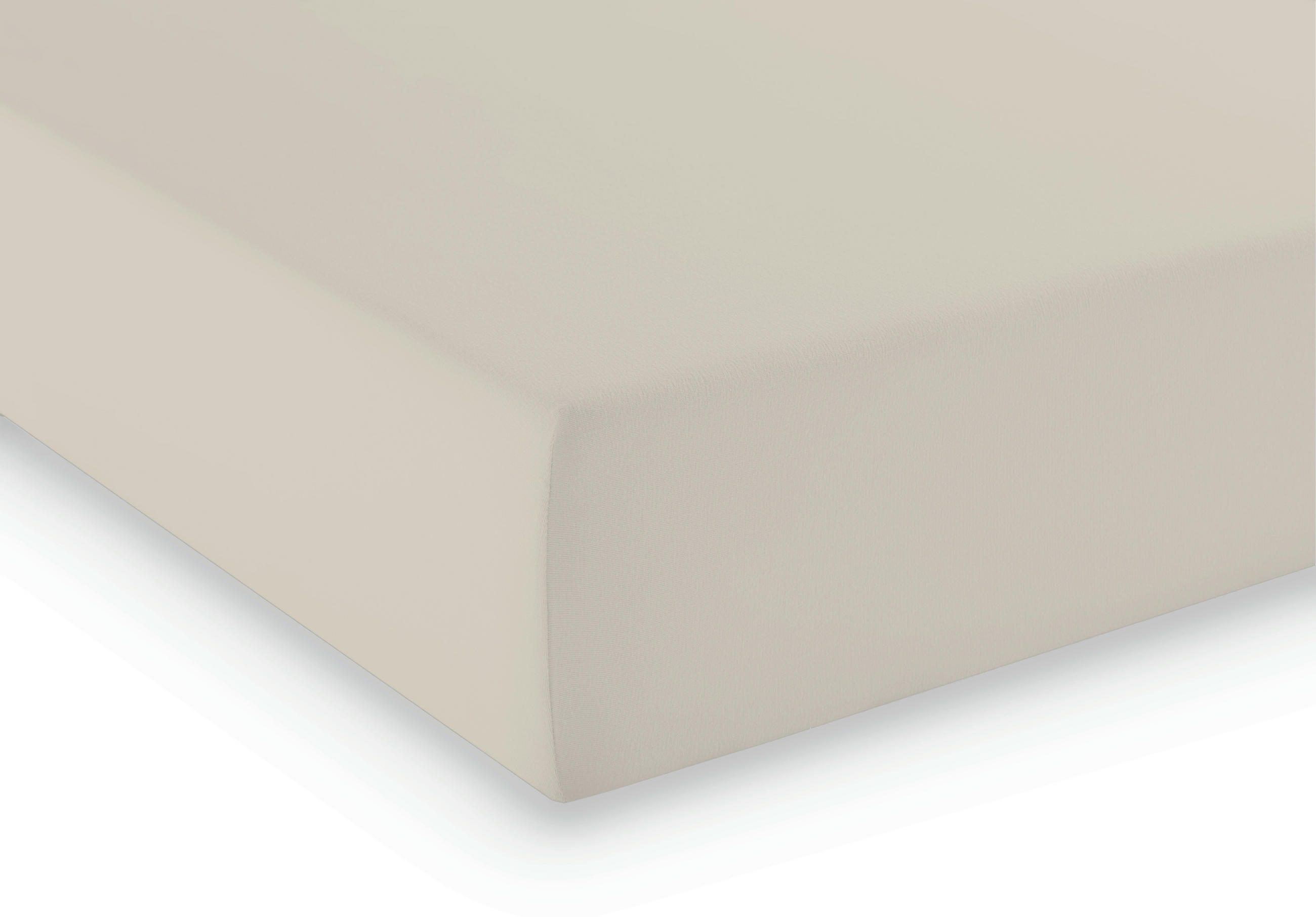 NAPENJALNA RJUHA ELASTO COMFORT 100/200 cm  - sivobež, Basics, tekstil (100/200cm) - Fleuresse