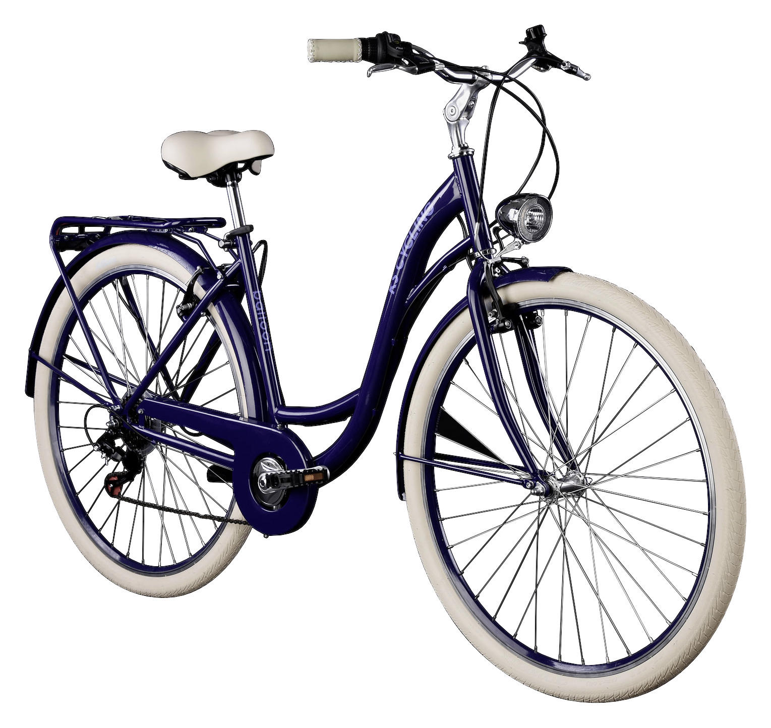CITYBIKE 28 Zoll  - Blau, Basics, Metall (180/70/80cm) - Da Capo