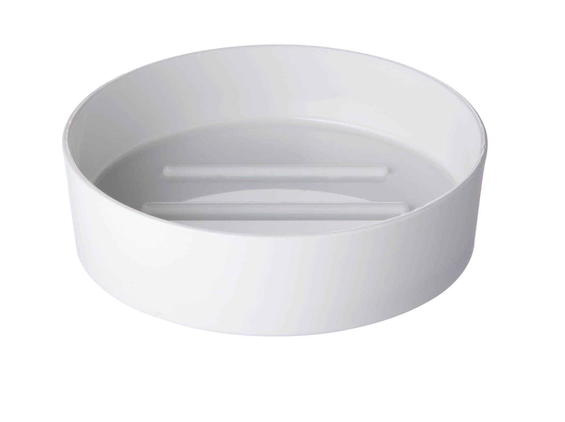SEIFENSCHALE Kunststoff  - Weiß, Basics, Kunststoff (11/3/11cm) - Sadena